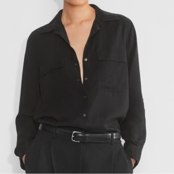 Aritzia Babaton color black Utility Shirt - Picture 8 of 8